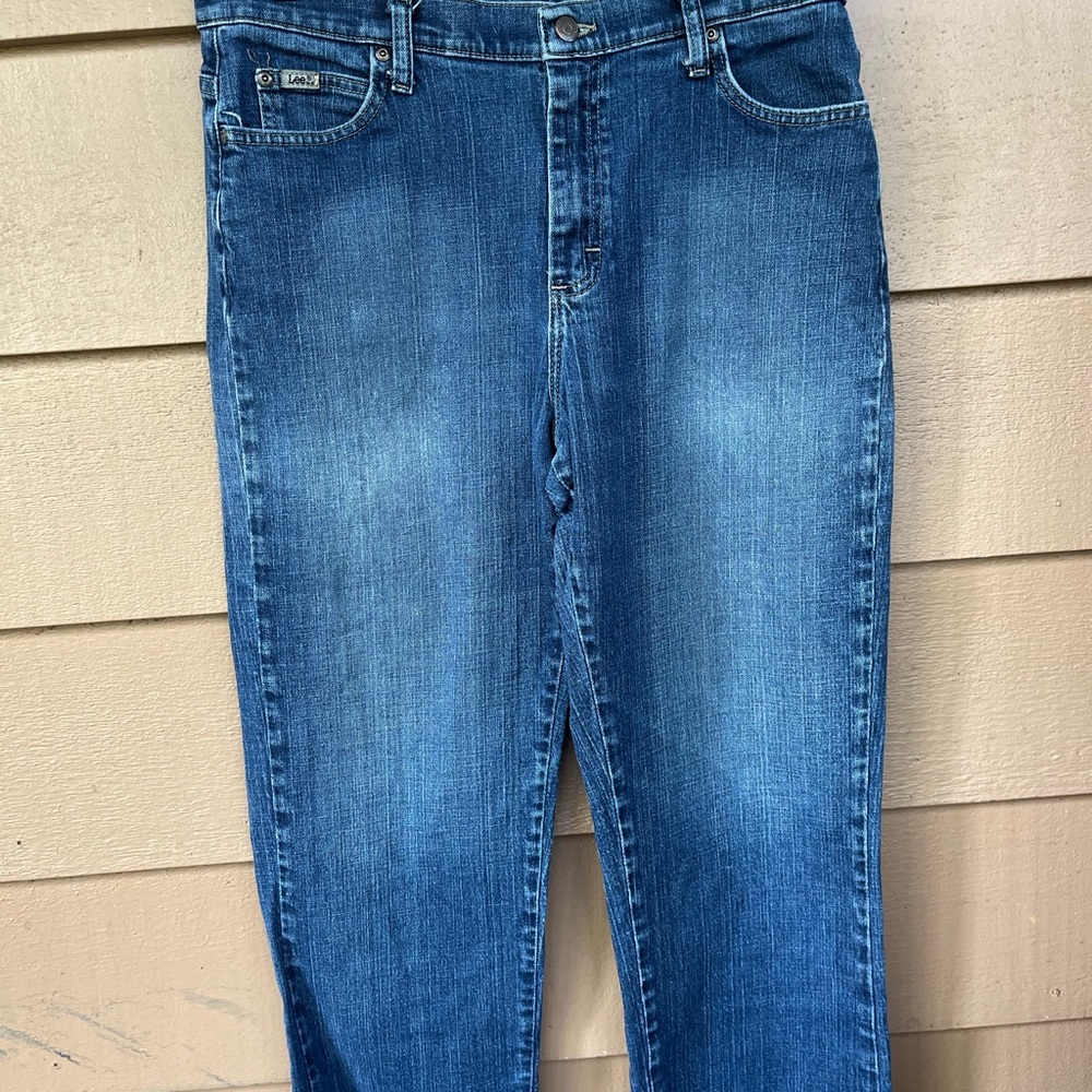 Lee Women's Straight Leg Blue Jeans